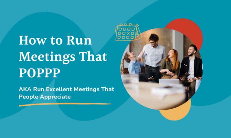 how to run great meetings popp framework