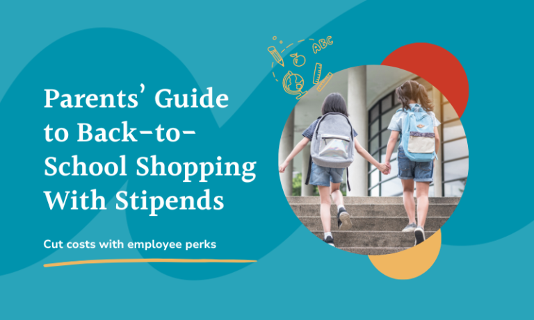how to back to school shop with stipends