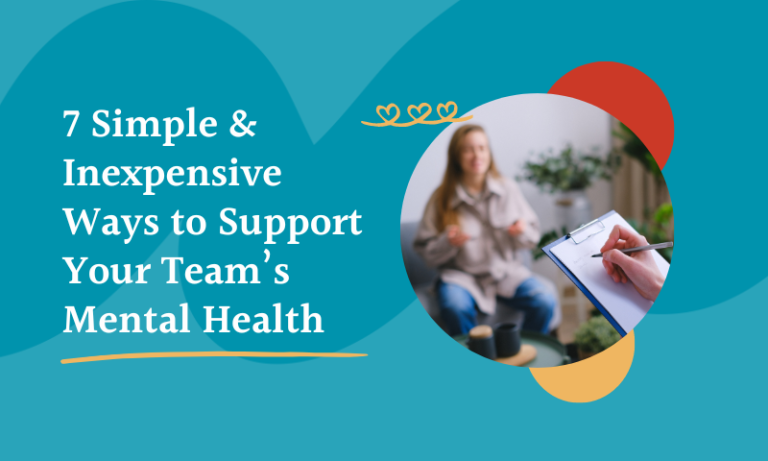 simple ways to support employees' mental health